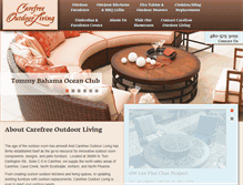 Tablet Screenshot of carefreeoutdoor.com
